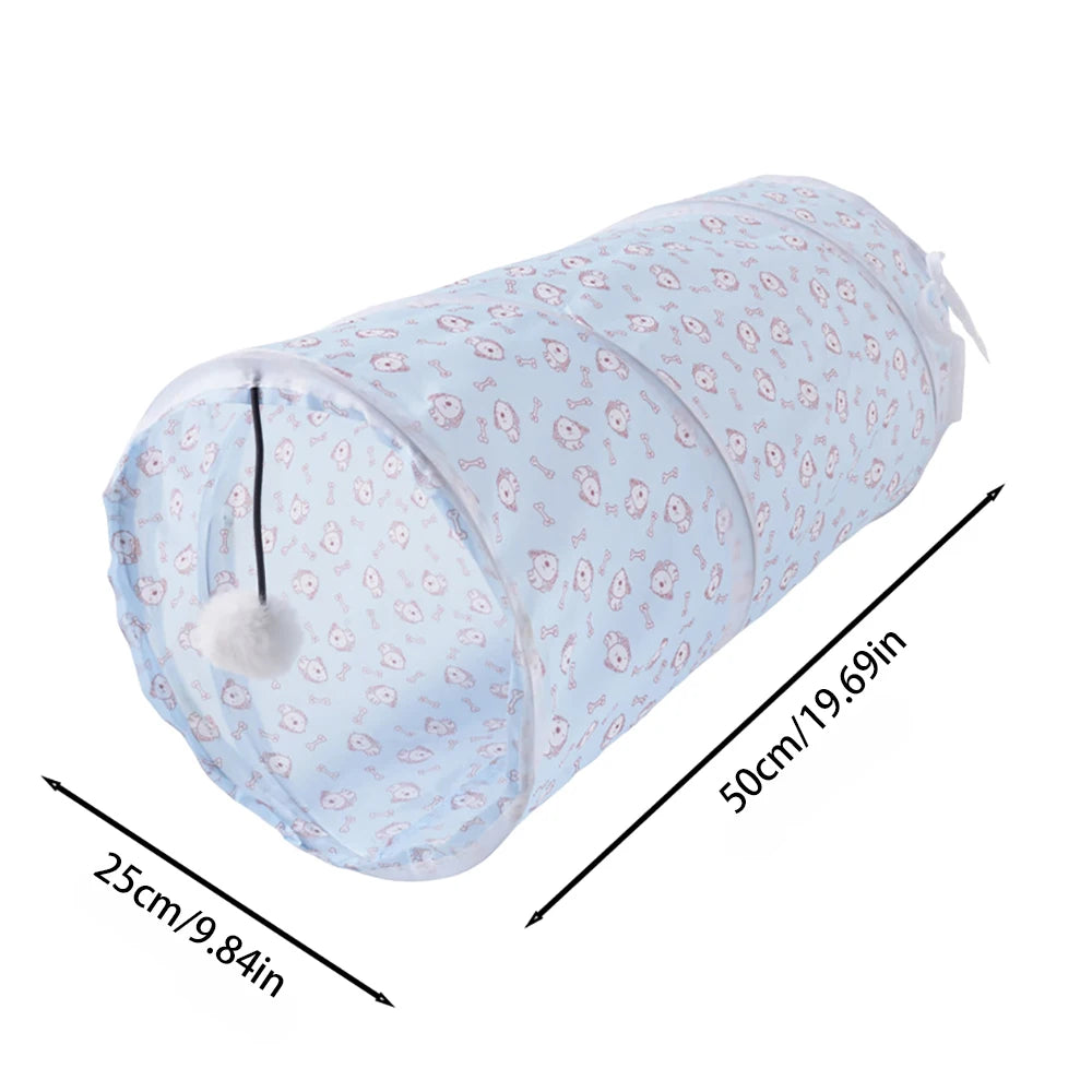 Collapsible Cat Play Tunnel for Indoor Cats
