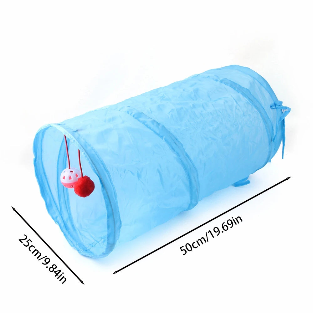 Collapsible Cat Play Tunnel for Indoor Cats