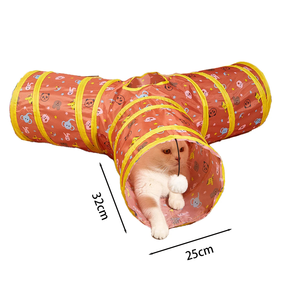 Collapsible Cat Play Tunnel for Indoor Cats
